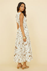 Through the Trees Maxi Dress White
