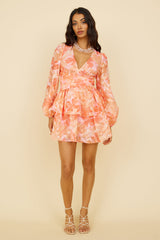 Moment, in dem ich wusste, Kleid orange