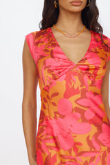Maxikleid Radiant Skies Orange