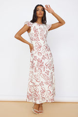 Maxikleid „Stern des Schicksals“ Weiß
