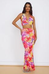 RUNAWAY THE LABEL Maxirock Zarela Pink