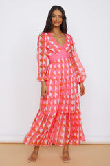 Traumhaftes Maxikleid Rosa