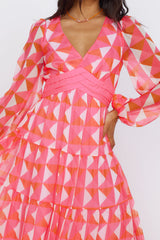 Traumhaftes Maxikleid Rosa