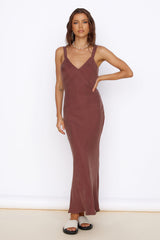 Maxikleid "Following My Heart" Braun