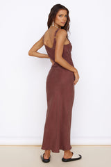 Maxikleid "Following My Heart" Braun