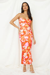Luna Magic Midikleid Orange