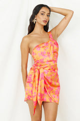 Heading Out Of Town Kleid Orange