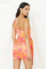 Heading Out Of Town Kleid Orange