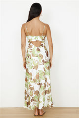 Safari-Tour Maxikleid Grün