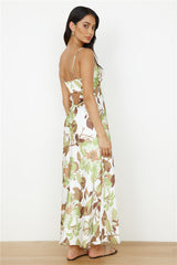 Safari-Tour Maxikleid Grün