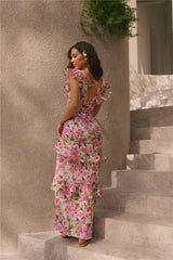 Wirklich bezauberndes Maxi-Kleid in Pink