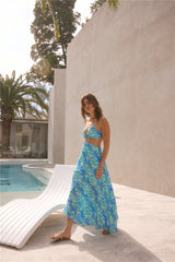 FORTUNATE ONE Serena Maxikleid Blau