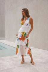 Floral Dreams Maxikleid Mehrfarbig