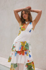 Floral Dreams Maxikleid Mehrfarbig