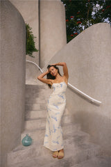 Strandclub Maxikleid Creme