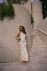 Strandclub Maxikleid Creme