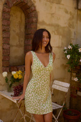 Clover Cove Minikleid Grün