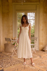 Luminous Dreams Maxikleid Weiß
