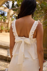 Freedom Found Crop Top White