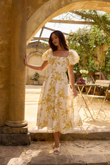 Guten Morgen Miss Maxi Kleid Gelb