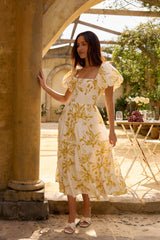 Guten Morgen Miss Maxi Kleid Gelb