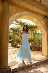 Crystal Waters Maxikleid Blau