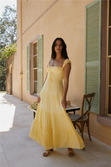 Maxikleid „Crystal Waters“ Gelb