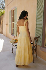 Maxikleid „Crystal Waters“ Gelb