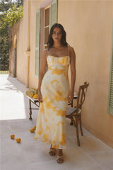 Golden Hour Maxikleid Gelb
