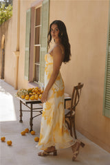 Golden Hour Maxikleid Gelb
