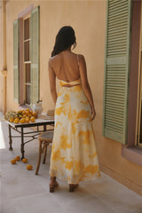 Golden Hour Maxikleid Gelb