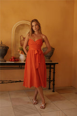 Lu & Lux Maxikleid Rot