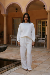 Fior Nights Jumper in White