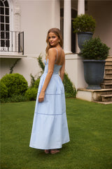 Mandy More Maxi Dress  Blue