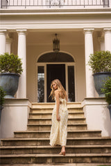 Painted Skies Maxi Dress Yellow