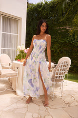 Wunderschönes Aura Maxikleid Lila