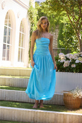 Maxikleid Pure Clarity Blau