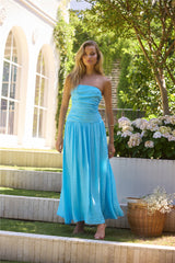 Maxikleid Pure Clarity Blau