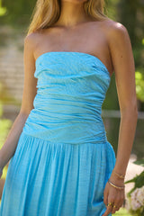 Maxikleid Pure Clarity Blau