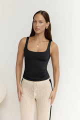 BASE Alltags-Tanktop Schwarz