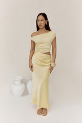 Carmellia Maxikleid Gelb