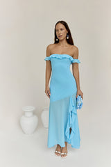 Maxikleid "Wellenreiter" Blau