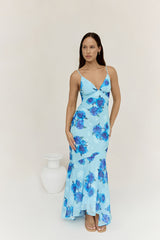 Maxikleid Shine Bright Blau