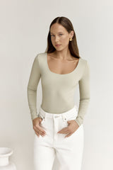 BASE Second Skin Long Sleeve Bodysuit Sage