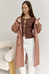 Cardos Cardigan Braun
