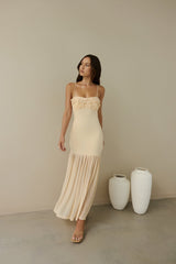 Just Right Mesh Maxikleid Gelb