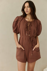 Through The Trees Strampler Braun
