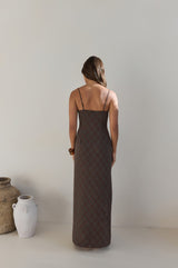 Riviera Nights Maxikleid Schokolade