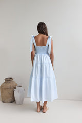 So Far So Long Maxikleid Blau