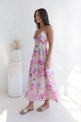 Tides Of Colour Midi-Kleid mit Print